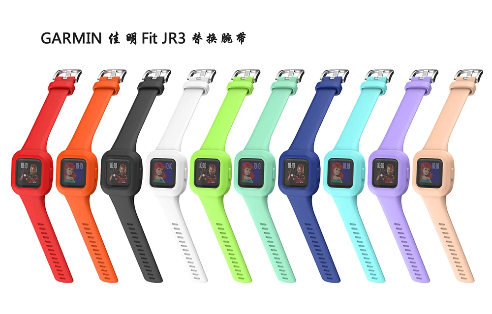 Silicone Wrist Strap For GarminFit JR3 Bracelet Wristband for Garmin Vivofit Jr.3 Smart Watch Band