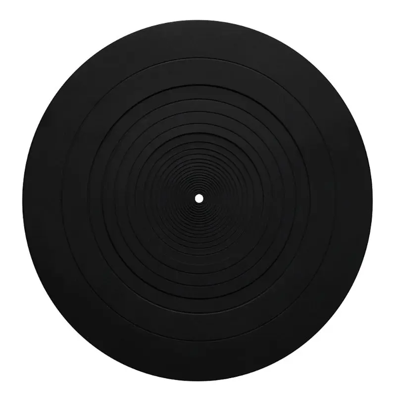 Anti-vibration Silicone Pad Rubber for LP Antislip Mat for Phonograph Turntable Vinyl Record Players