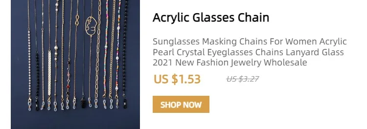 Pearl Chain For Sunglasses Lanyard Fashion Glasses Chain for Women Glasses Neck Strap Cords Casual Accessories Fashion Jewelry