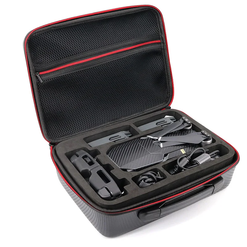 Portable Case Mavic Pro Remote Control Battery Charger Handbag Shoulder Bag PU Waterproof Box for DJI Mavic Pro 1 Drone