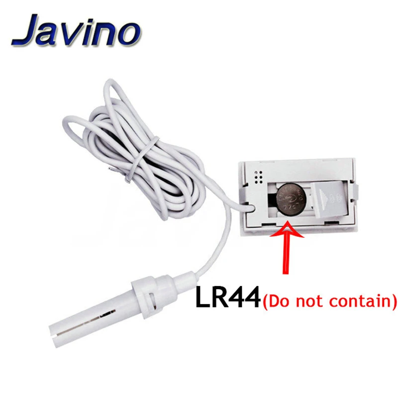 Micro LCD digital thermometer hygrometer indoor convenience temperature sensor hygrometer instrument with cable