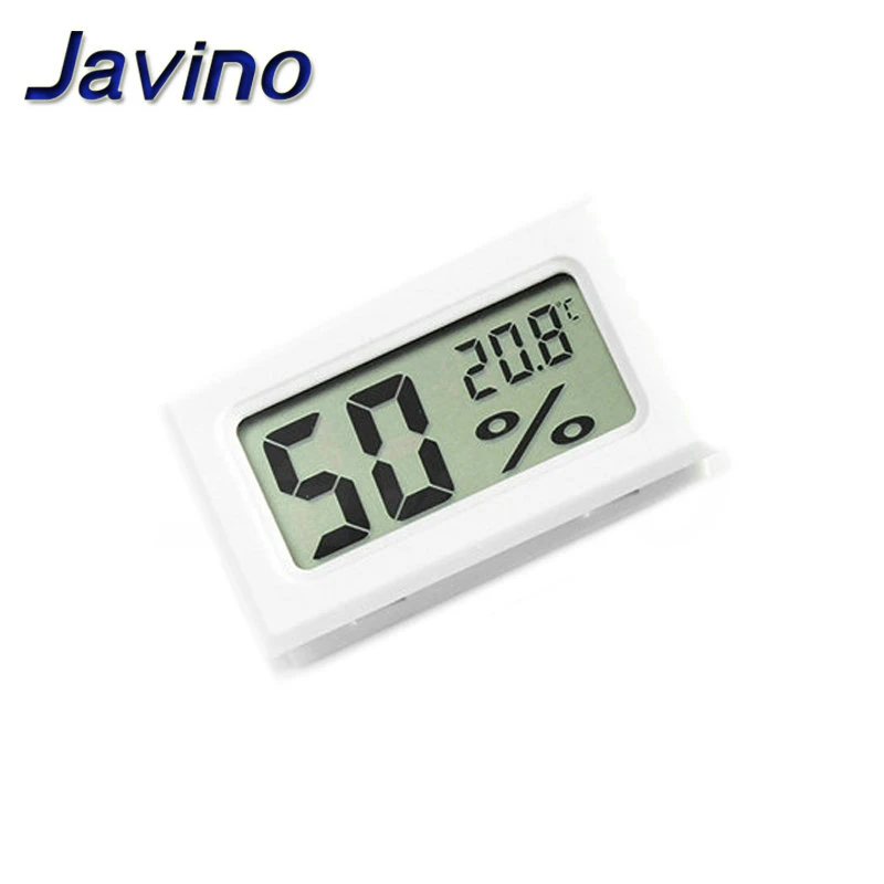 Micro LCD digital thermometer hygrometer indoor convenience temperature sensor hygrometer instrument with cable
