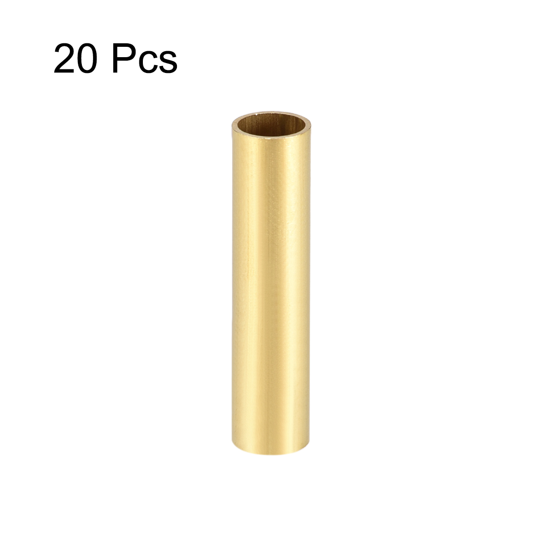Uxcell 20pcs 2mm 3mm 4mm 5mm 6mm 7mm 8mm 9mm 10mm OD Brass Round Tube 30mm Length Seamless Pipe Tubing For DIY Crafts трубка