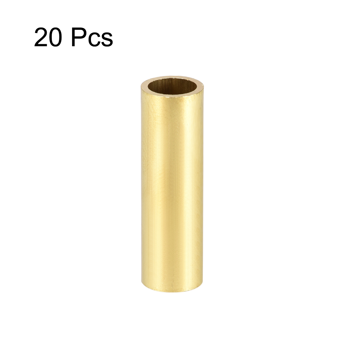 Uxcell 20pcs 2mm 3mm 4mm 5mm 6mm 7mm 8mm 9mm 10mm OD Brass Round Tube 30mm Length Seamless Pipe Tubing For DIY Crafts трубка