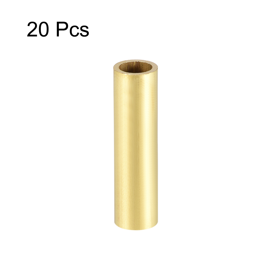 Uxcell 20pcs 2mm 3mm 4mm 5mm 6mm 7mm 8mm 9mm 10mm OD Brass Round Tube 30mm Length Seamless Pipe Tubing For DIY Crafts трубка