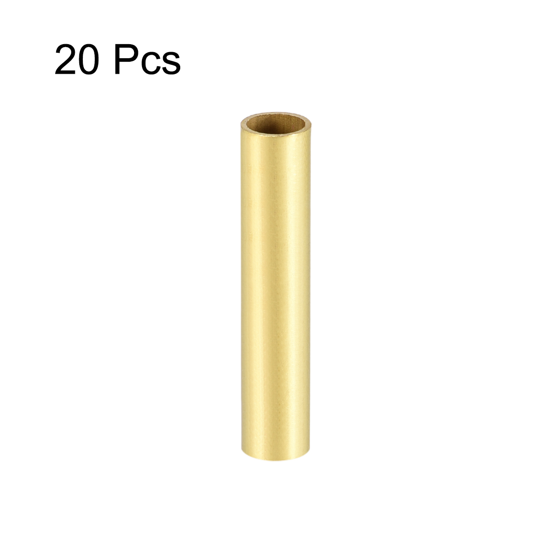 Uxcell 20pcs 2mm 3mm 4mm 5mm 6mm 7mm 8mm 9mm 10mm OD Brass Round Tube 30mm Length Seamless Pipe Tubing For DIY Crafts трубка