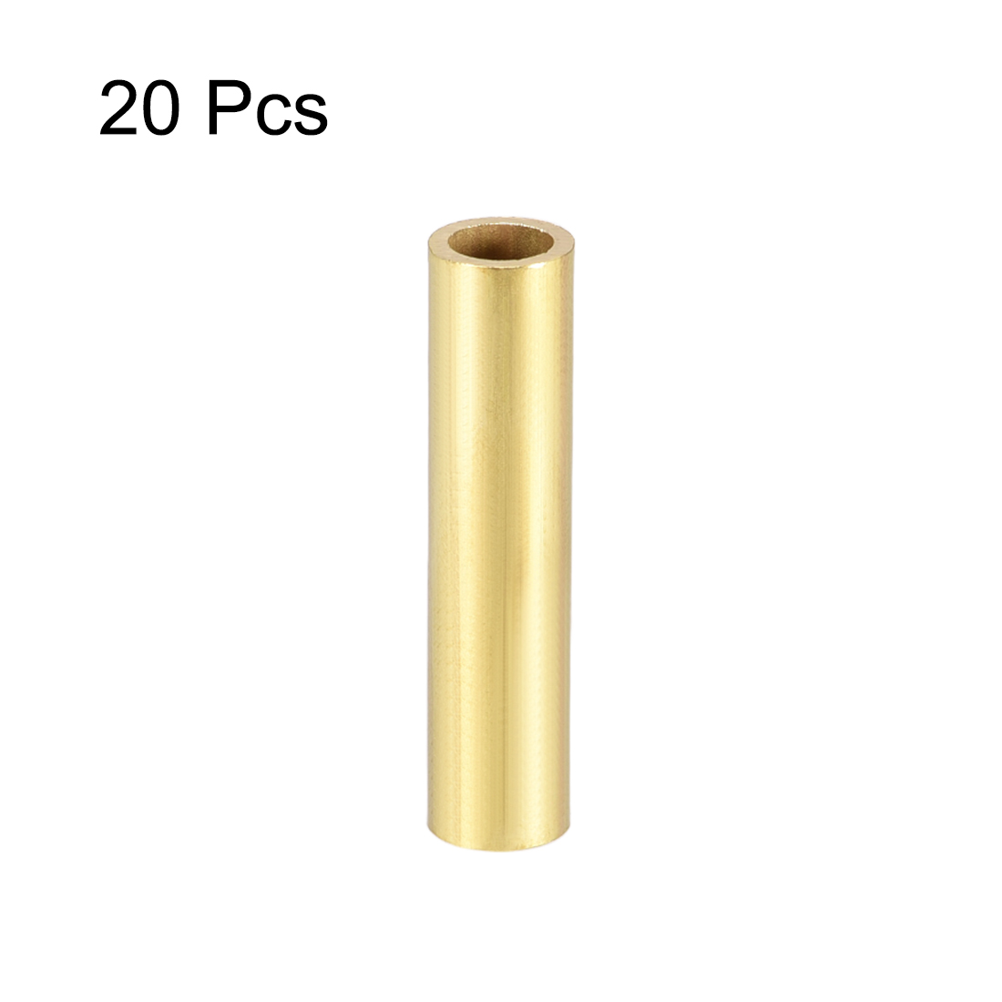 Uxcell 20pcs 2mm 3mm 4mm 5mm 6mm 7mm 8mm 9mm 10mm OD Brass Round Tube 30mm Length Seamless Pipe Tubing For DIY Crafts трубка
