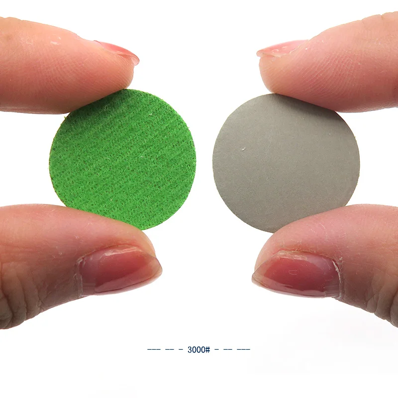 1 Pcs 1 Inch Hand Sanding Block / 5 Pcs 1 Inch Hand Sanding Block + 50 Pcs 1 Inch 25MM Sanding Disc Sandpaper Hook Loop Mixed