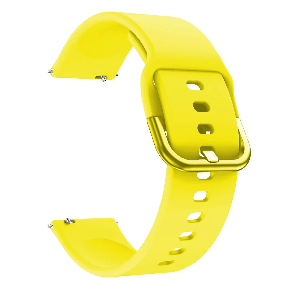 Watchband Silicone For Samsung Galaxy watch 3 45mm 41mm 42mm 46mm Strap Sport Smart Wristbands Bracelet 20mm 22mm Watchstrap