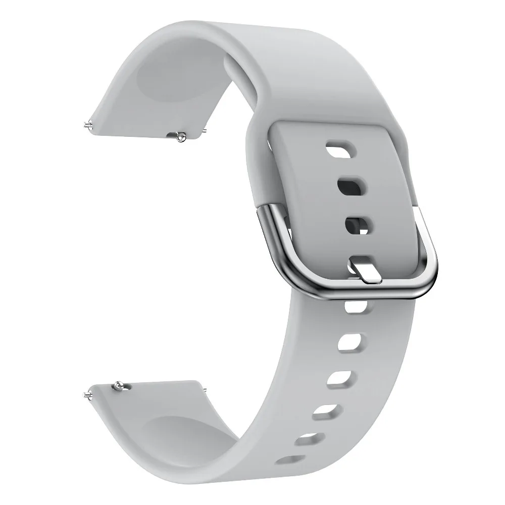 Watchband Silicone For Samsung Galaxy watch 3 45mm 41mm 42mm 46mm Strap Sport Smart Wristbands Bracelet 20mm 22mm Watchstrap