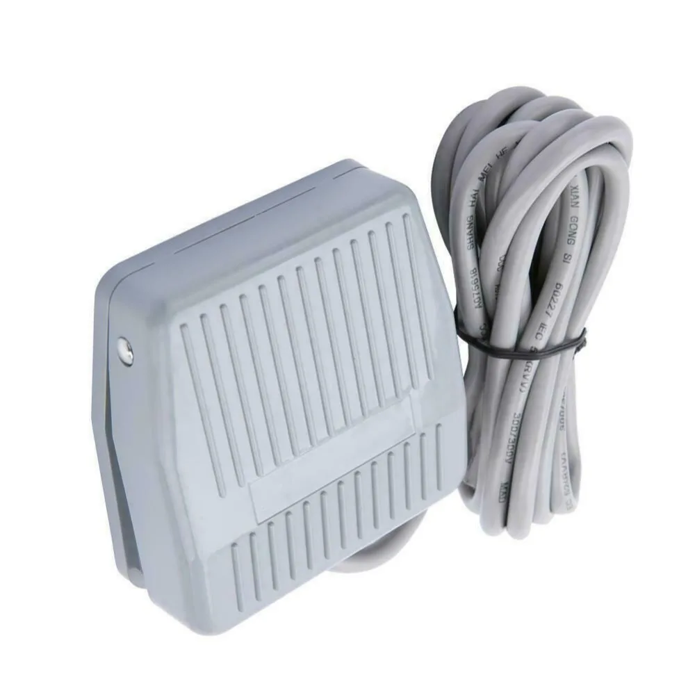 1pcs Foot switch of 0-400 V Momentary control switch Electric pedal SPDT gray 2m wire gauges