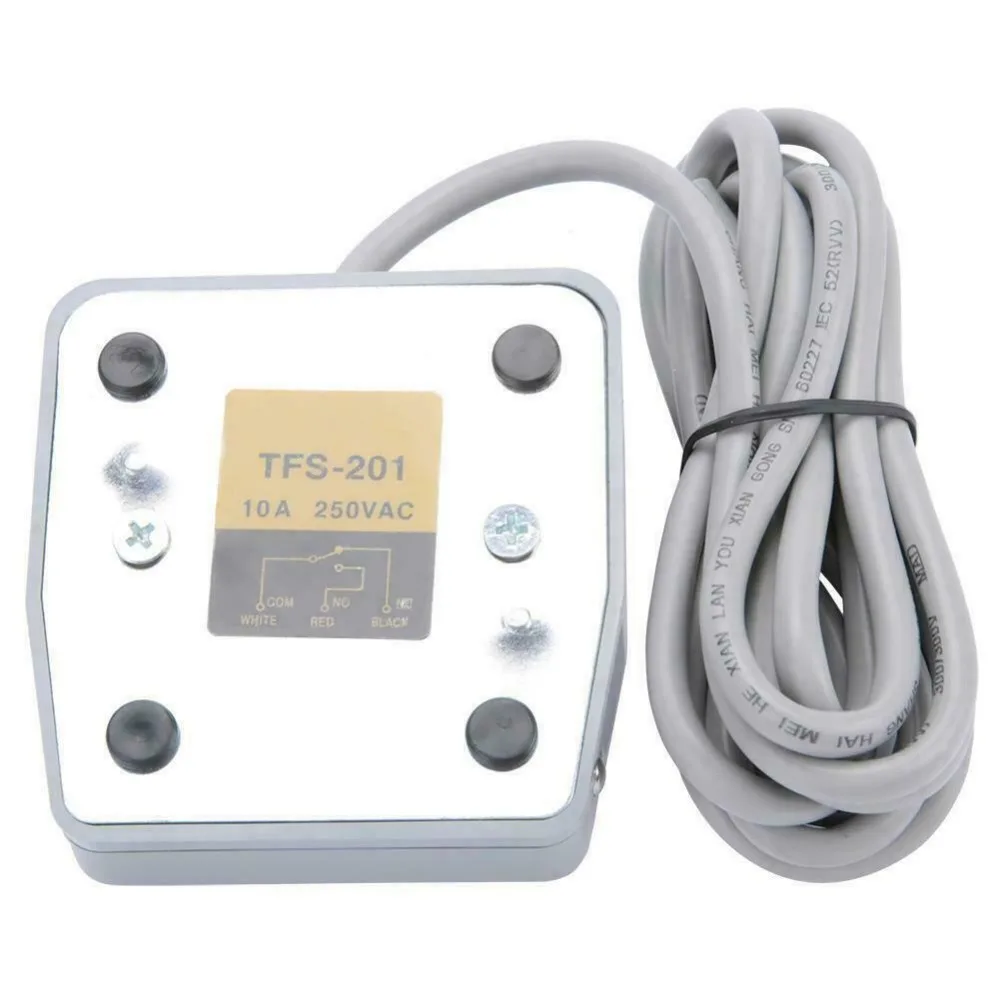 1pcs Foot switch of 0-400 V Momentary control switch Electric pedal SPDT gray 2m wire gauges