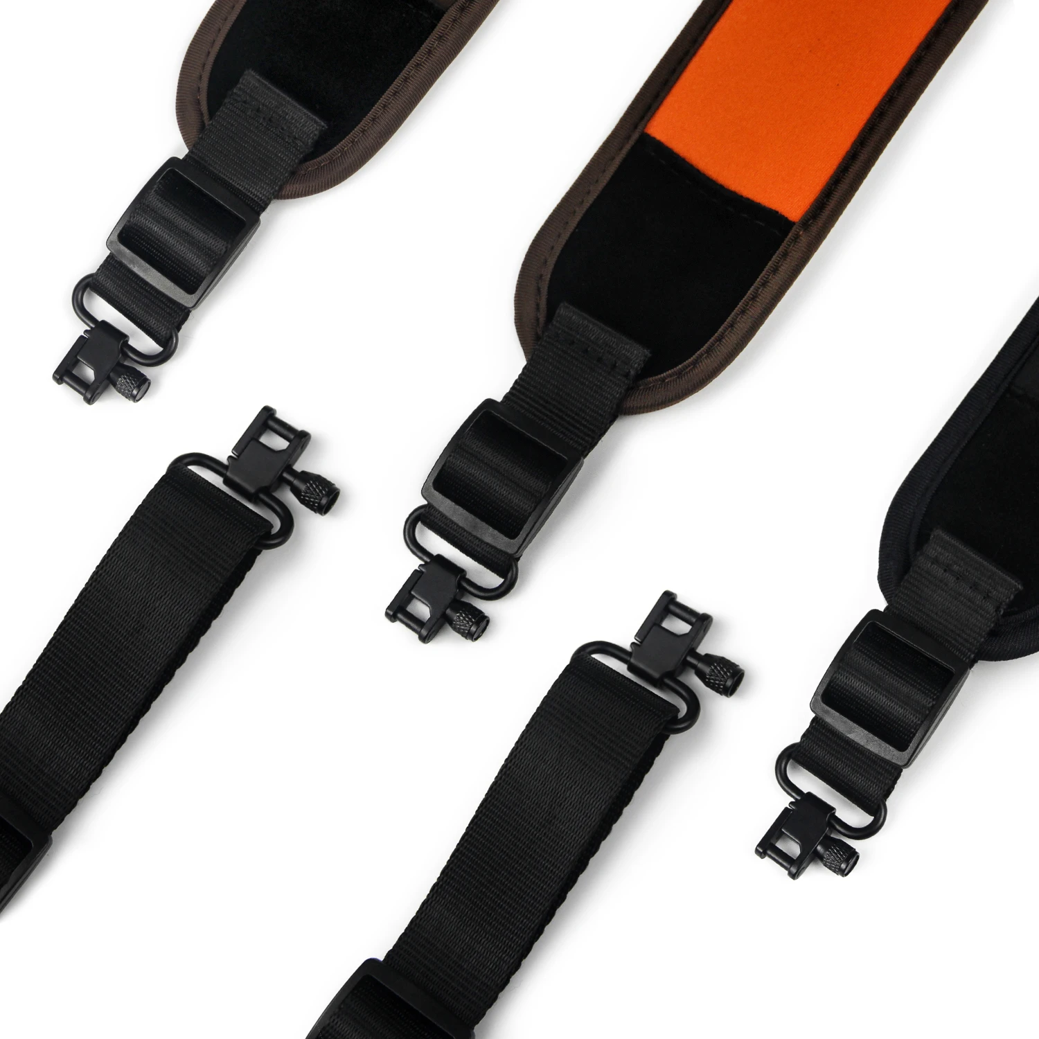 GUGULUZA Neoprene Rifle Sling Strap Shotgun Sling W/h Swivels Padded Anti-slip Shoulder Belt for Outdoor Hunting Gun Accessories