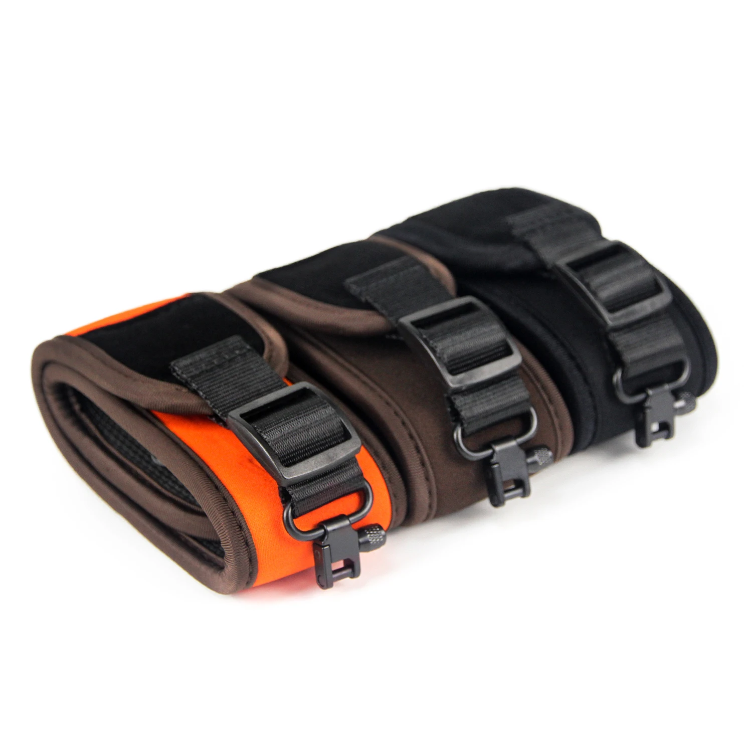 GUGULUZA Neoprene Rifle Sling Strap Shotgun Sling W/h Swivels Padded Anti-slip Shoulder Belt for Outdoor Hunting Gun Accessories