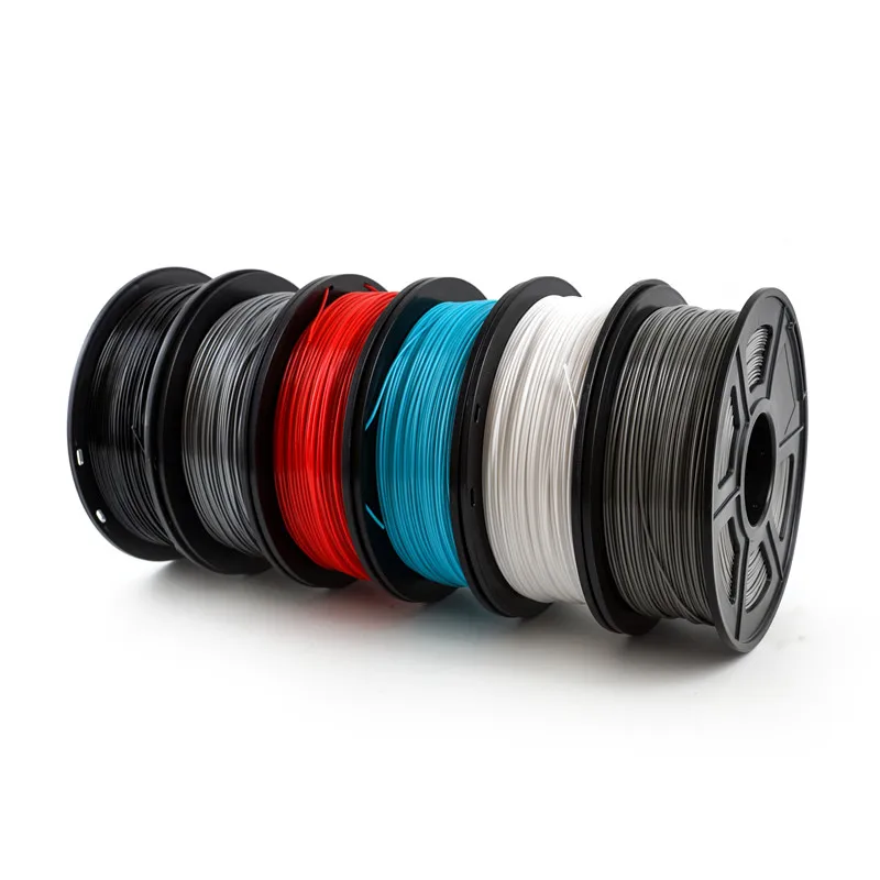PETG PLA Carbon Fiber 1.75mm 3D Printer Filament 1kg/2.2lbs for FDM 3D Printer High Strength Compound Material