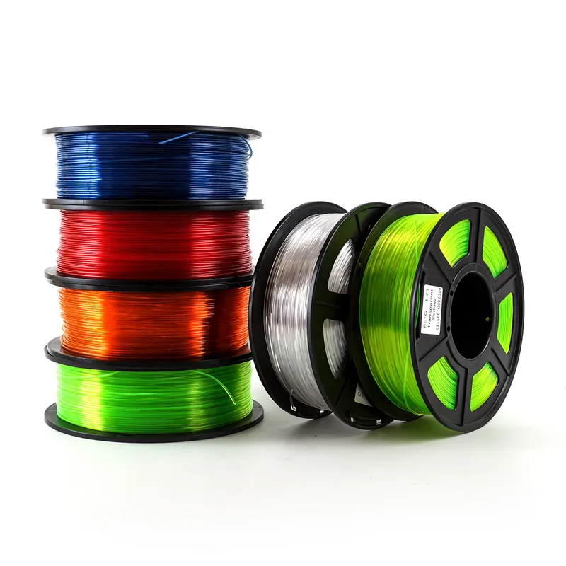 PETG PLA Carbon Fiber 1.75mm 3D Printer Filament 1kg/2.2lbs for FDM 3D Printer High Strength Compound Material