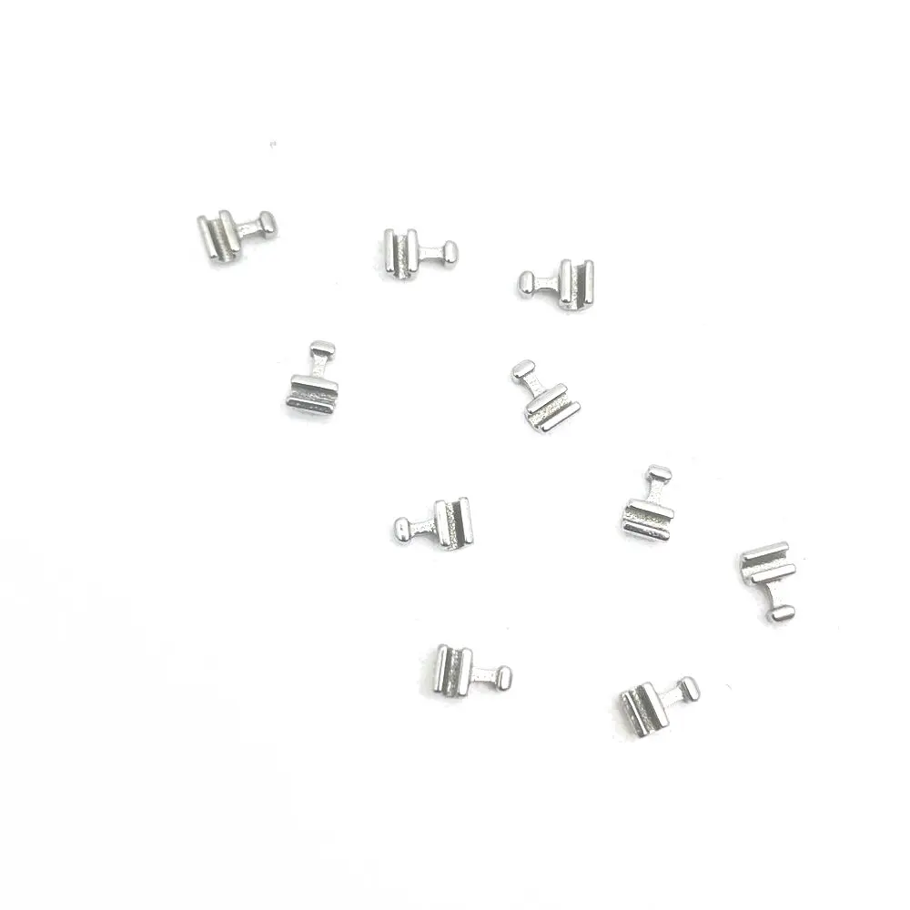 100pcs/10Bags Dental Orthodontic Crimpable Hook Short/Long Type Stainless Steel
