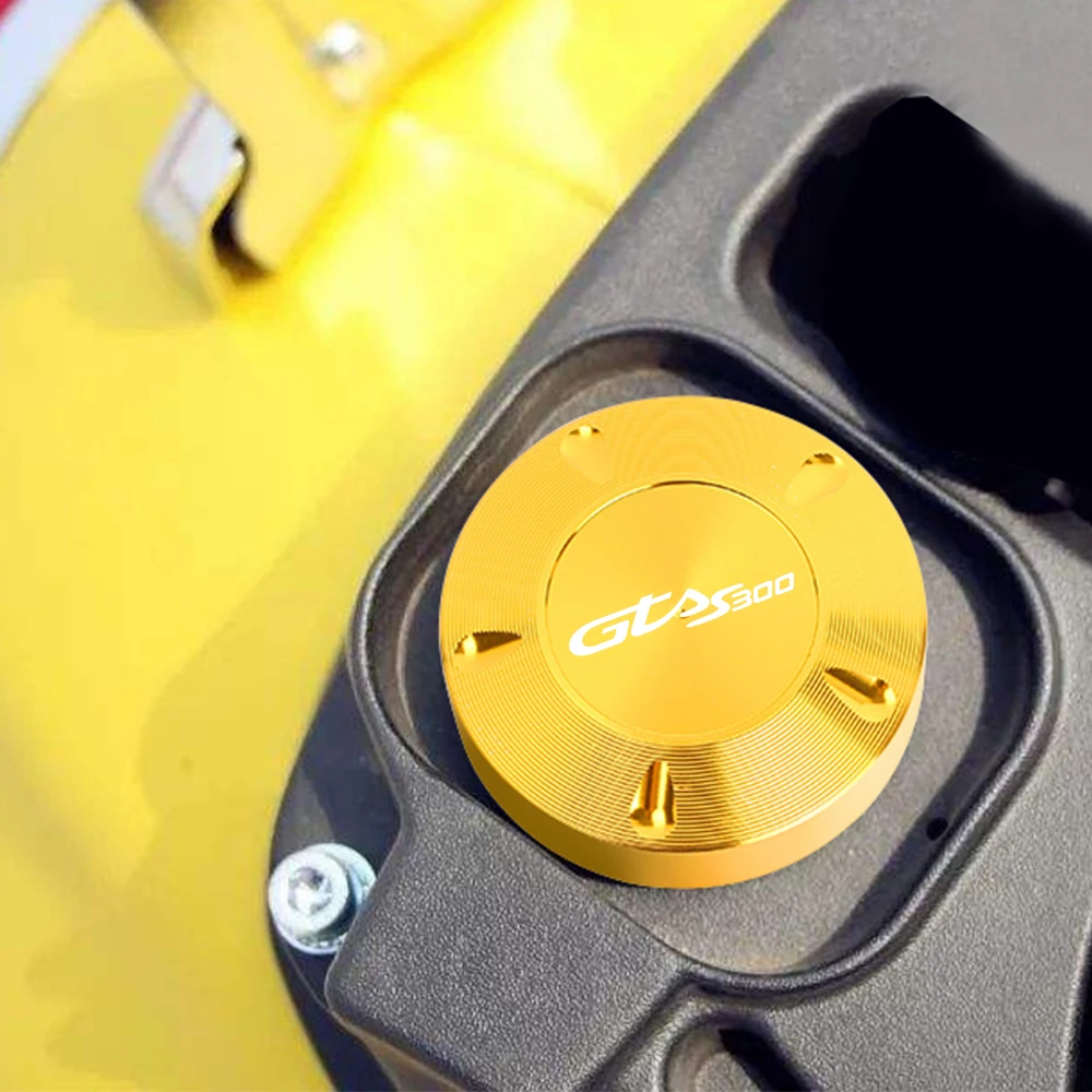 Universal For Piaggio GTS GTV LX Primavera Sprint 125 150 250 300 300ie Scooter Motorbike CNC Gas Fuel Tank Filler Oil Cap Cover
