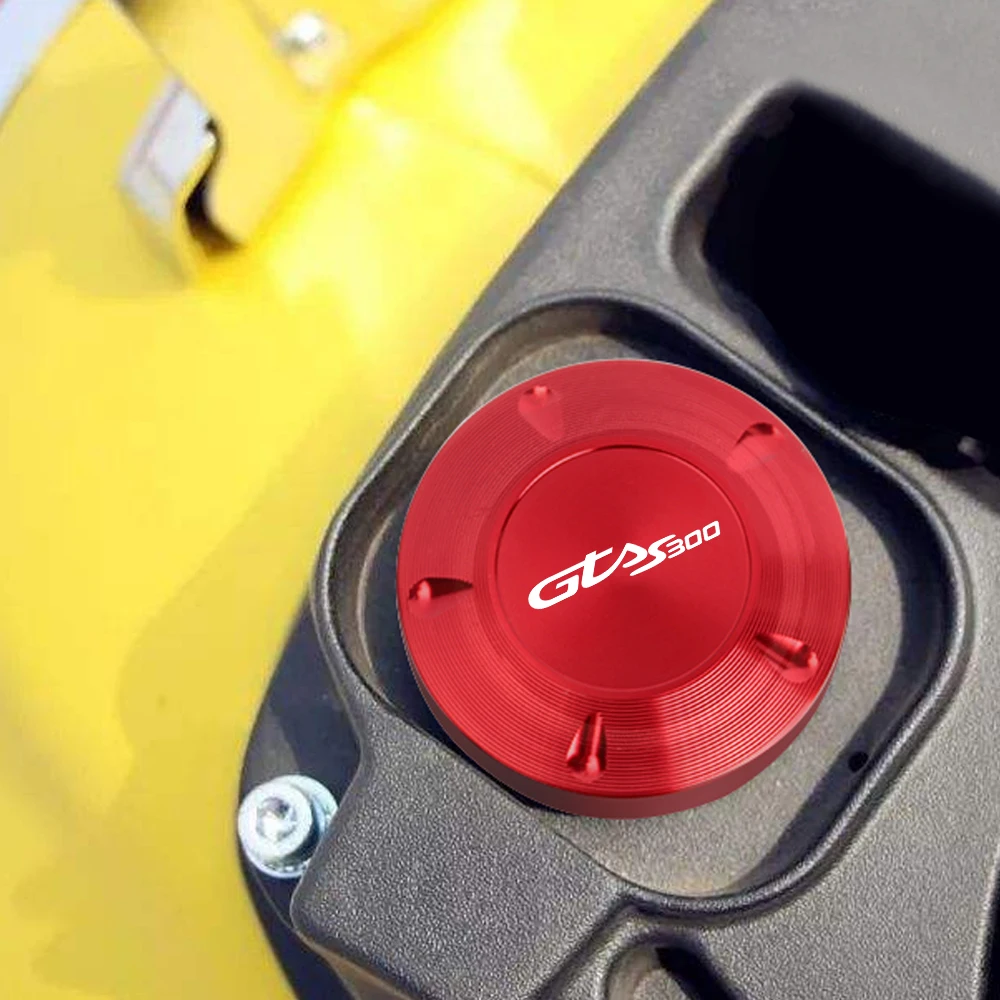 Universal For Piaggio GTS GTV LX Primavera Sprint 125 150 250 300 300ie Scooter Motorbike CNC Gas Fuel Tank Filler Oil Cap Cover