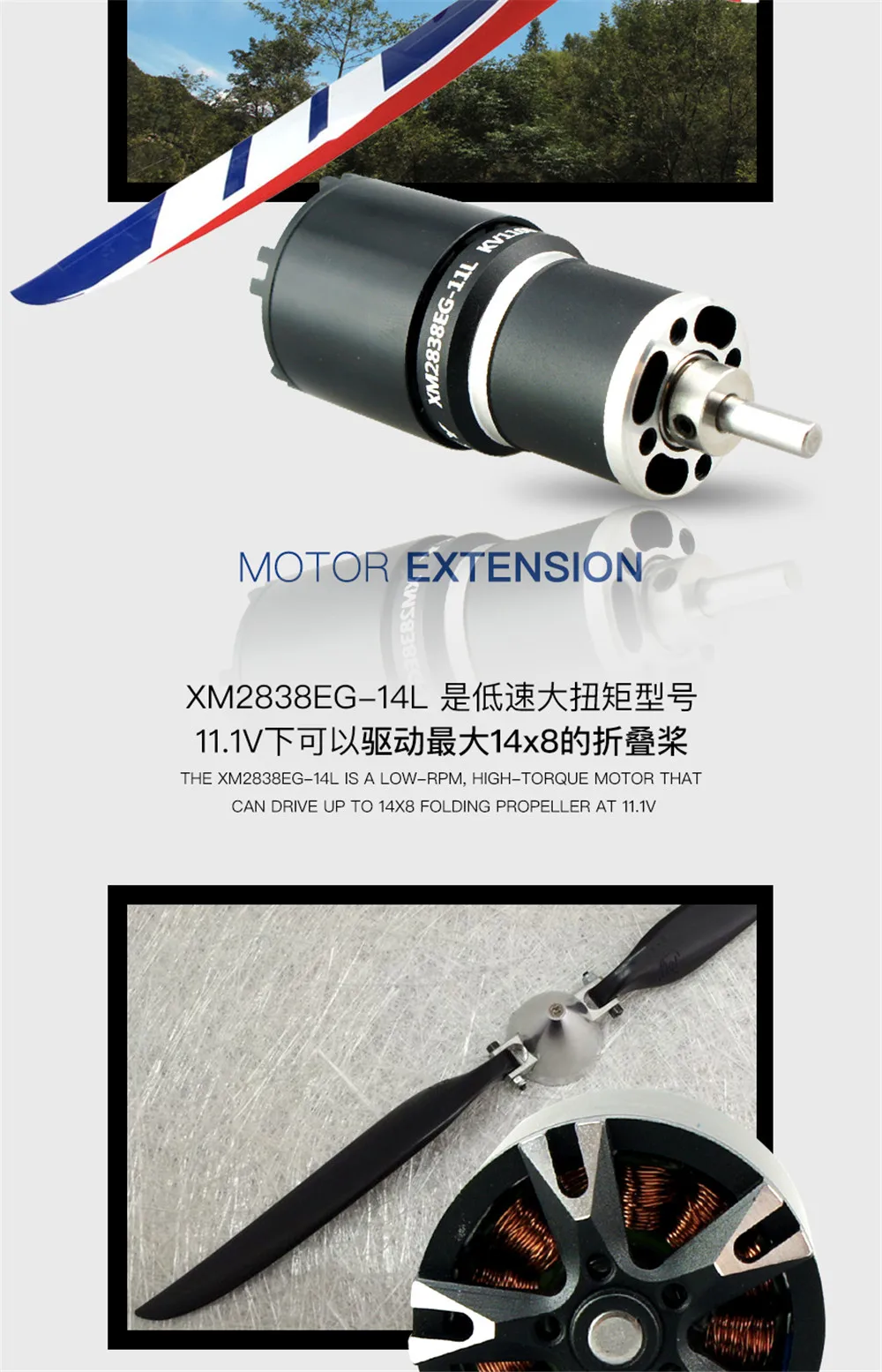 DUALSKY XM2838EG / XM3828EGL electric model glider motor for F5J P5B and more models of gliders