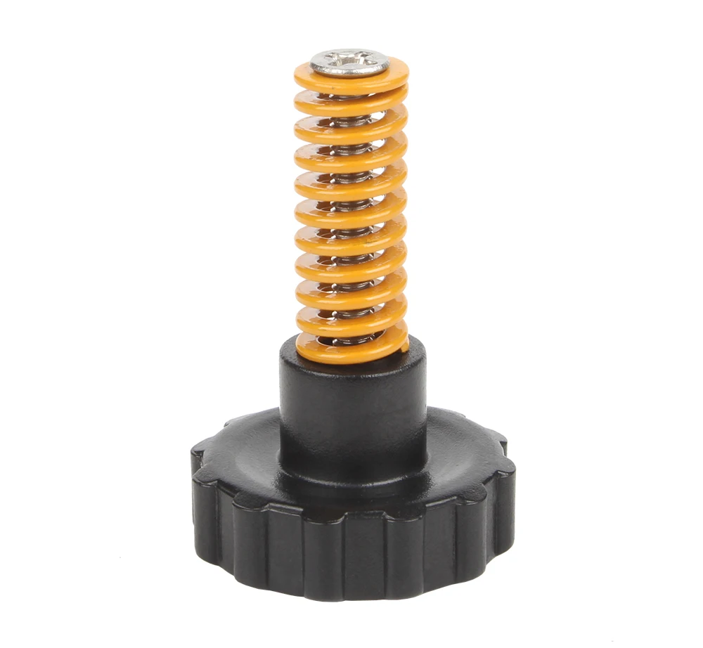 3DSWAY 3D Printer Part M3 M4 Hotbed Nut Spring Screw Leveling Kit Heated Bed Platform Level Spring Accessories for CR-10 Ender 3