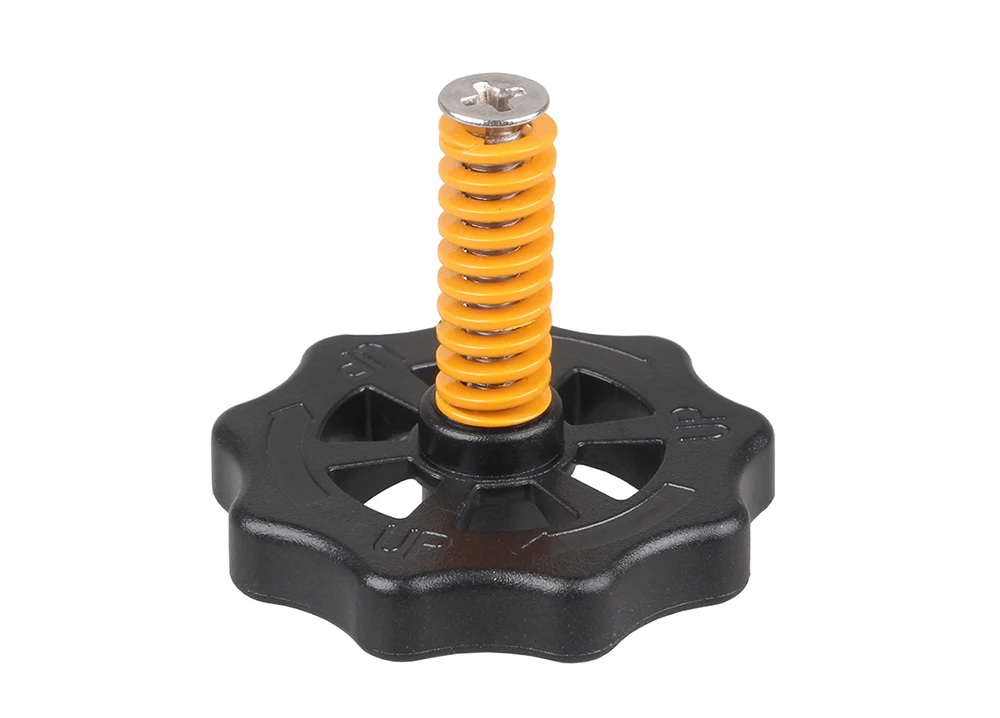 3DSWAY 3D Printer Part M3 M4 Hotbed Nut Spring Screw Leveling Kit Heated Bed Platform Level Spring Accessories for CR-10 Ender 3