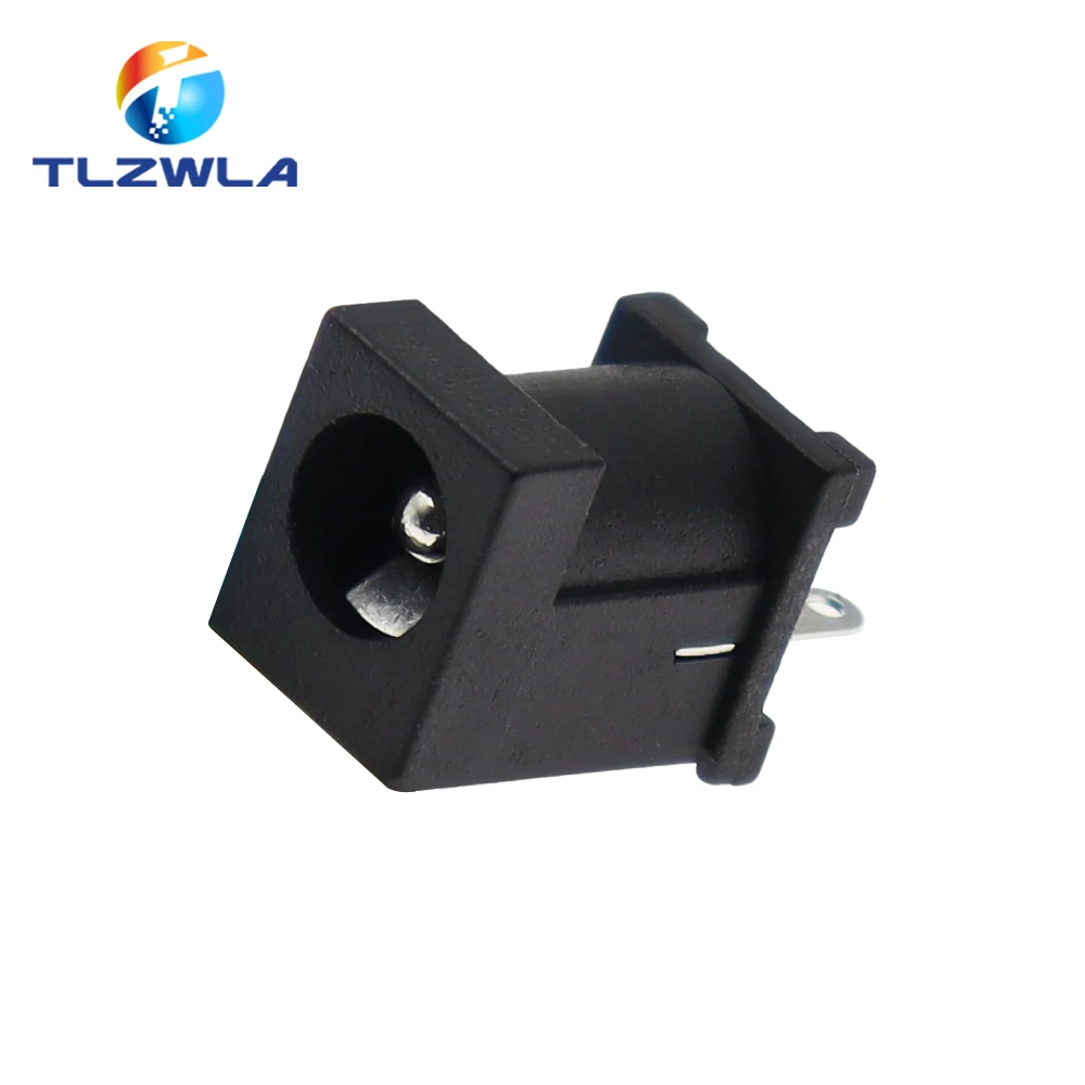 10Pcs Vertical DC Power Socket Connector Jack For 5.5x2.1mm 5.5x2.5mm DC Power Plug