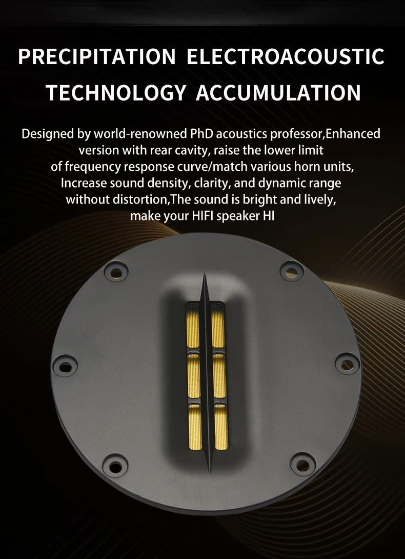 HIFIDIY LIVE HIFI 4 Inch Tweeter Speaker Unit 8 OHM 30W Treble Loudspeaker AL-100 Super Belt Type High Loudspeaker
