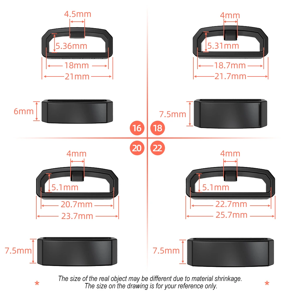 3 Pcs Rubber Ring Retaining Ring For Honor band 4 5 Wristband BandFor Huawei Band 3 4 Pro Strap Keeper Security Holder Retainer
