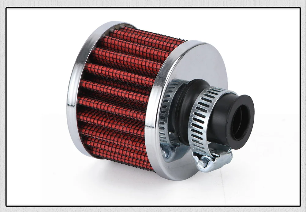 Universal 12mm Car Air Filter for Motorcycle Cold Air Intake High Flow Crankcase Vent Cover Mini Breather Filters
