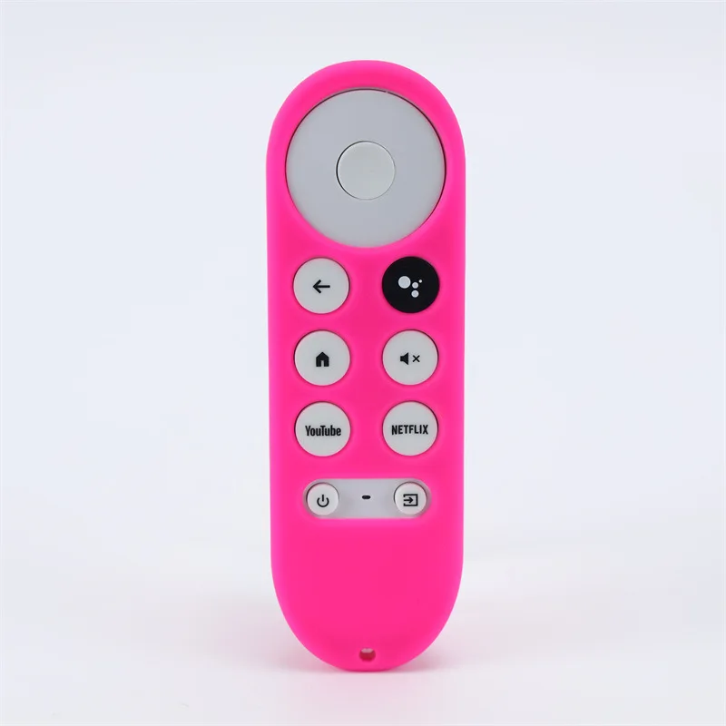 Silicone Protective Case for 2020 Google Chromecast SmartTV Remote Control Non-slip Soft Durable Shockpro Protective Cover Shell
