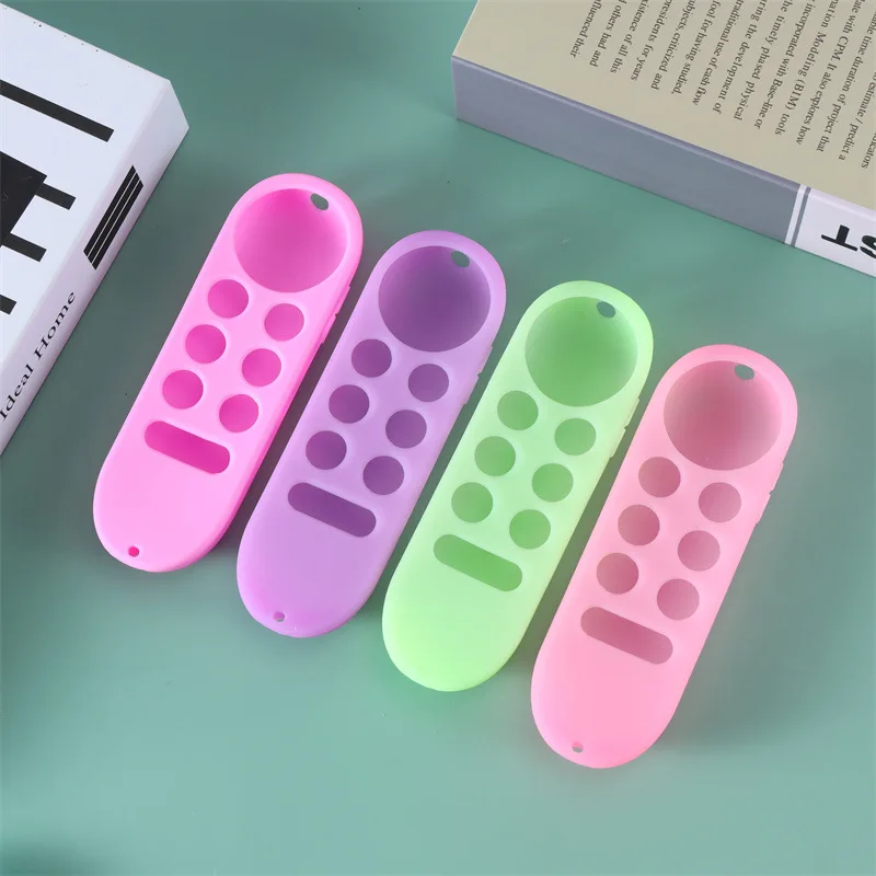 Silicone Protective Case for 2020 Google Chromecast SmartTV Remote Control Non-slip Soft Durable Shockpro Protective Cover Shell