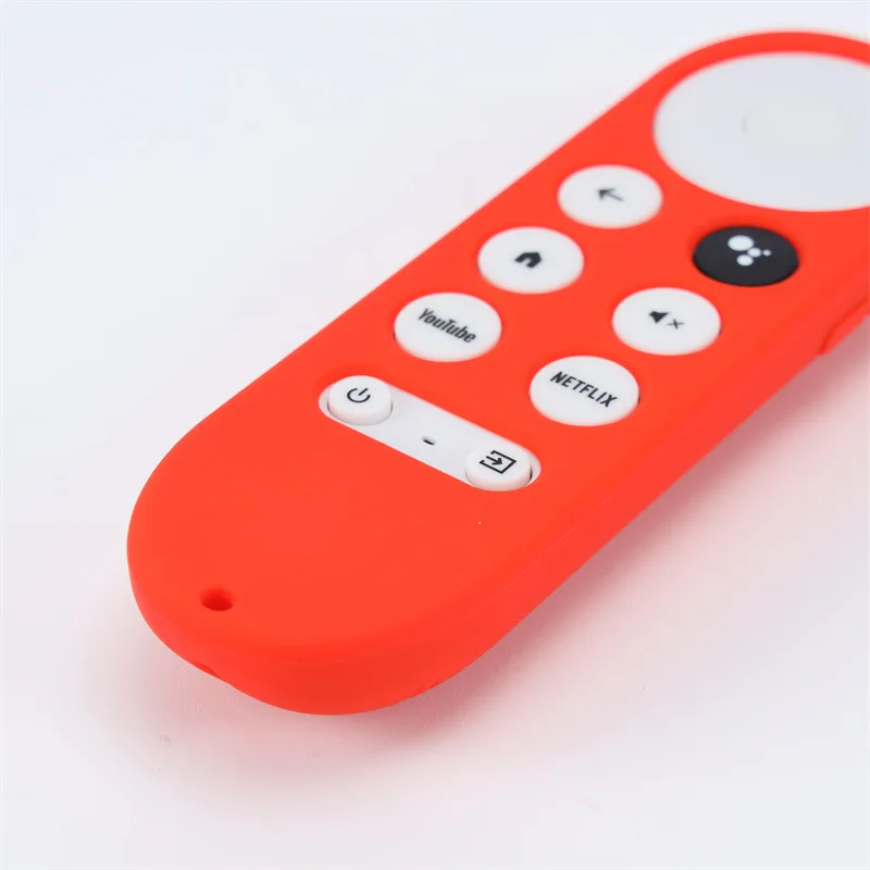 Silicone Protective Case for 2020 Google Chromecast SmartTV Remote Control Non-slip Soft Durable Shockpro Protective Cover Shell