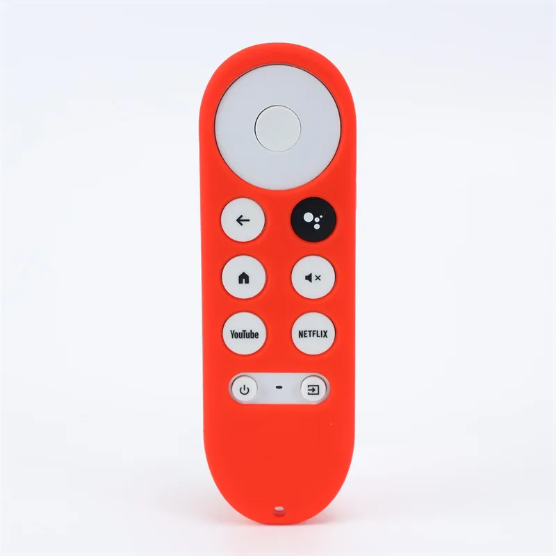 Silicone Protective Case for 2020 Google Chromecast SmartTV Remote Control Non-slip Soft Durable Shockpro Protective Cover Shell