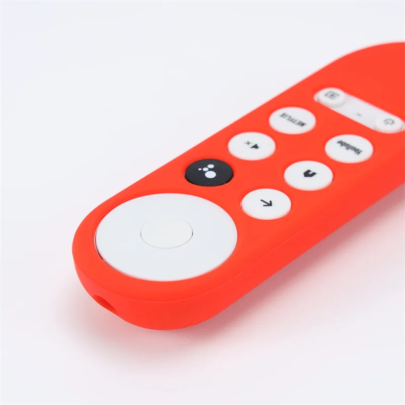 Silicone Protective Case for 2020 Google Chromecast SmartTV Remote Control Non-slip Soft Durable Shockpro Protective Cover Shell
