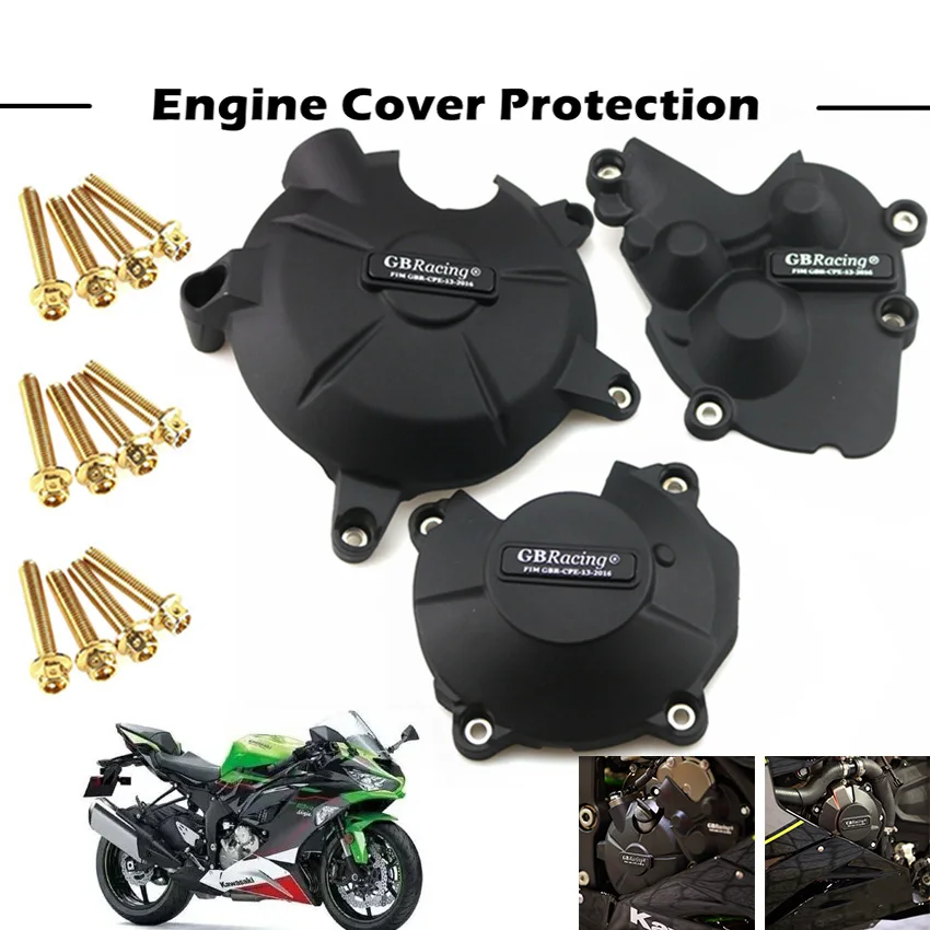 Motorcycles Engine Cover Protection Case For Case GB Racing For KAWASAKI NINJA ZX6R ZX-6R 2007 -2024