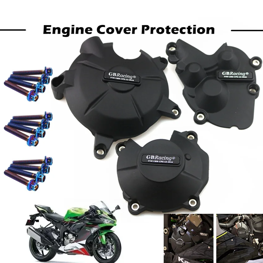Motorcycles Engine Cover Protection Case For Case GB Racing For KAWASAKI NINJA ZX6R ZX-6R 2007 -2024