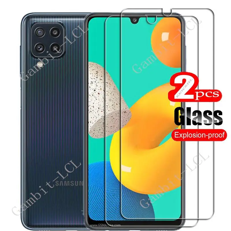 2PCS For Samsung Galaxy M13 4G M23 5G M33 M53 Quantum 3 S21 FE S22+ Wide6 XCover6 Pro A02 Screen Protector Tempered Glass Film