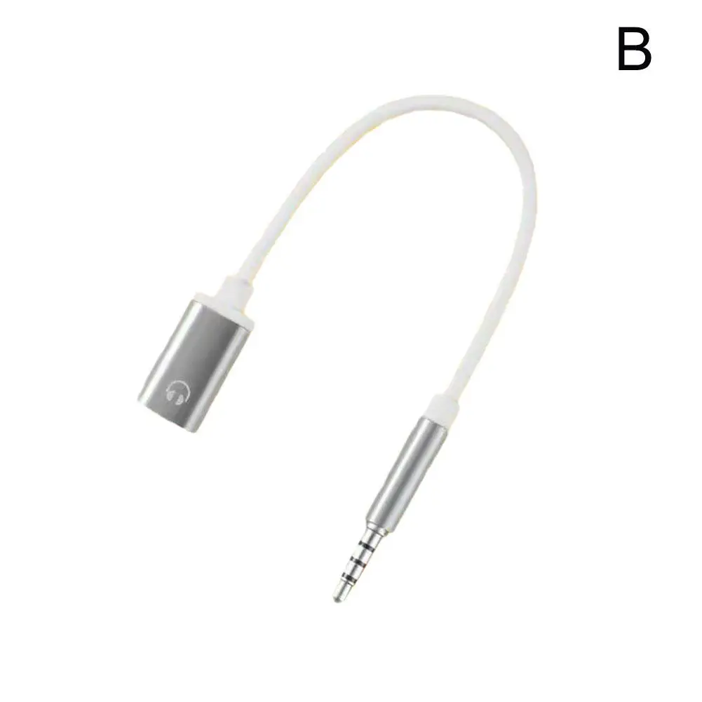 3.5mm Public To Type C Female Flat Head Headphone To Round Head Adapter Cable For Analog Connection To Mobile Phone Converter