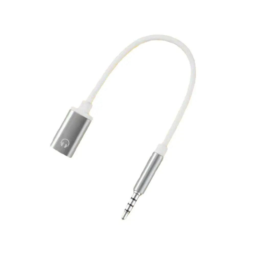 3.5mm Public To Type C Female Flat Head Headphone To Round Head Adapter Cable For Analog Connection To Mobile Phone Converter