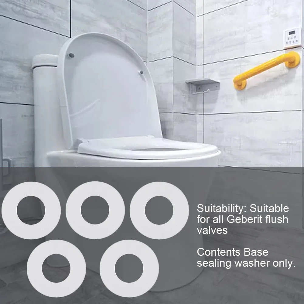 5pc Seal Washer For Geberit Silicon Rubber Flush Valve Seal Washer Diaphragm 816.418.00.1 Household Bathroom Accessories