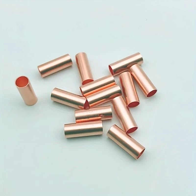 100Pcs Copper Ring Terminal Wire Crimp Connector Bare Cable Battery Terminals Soldered Connectors