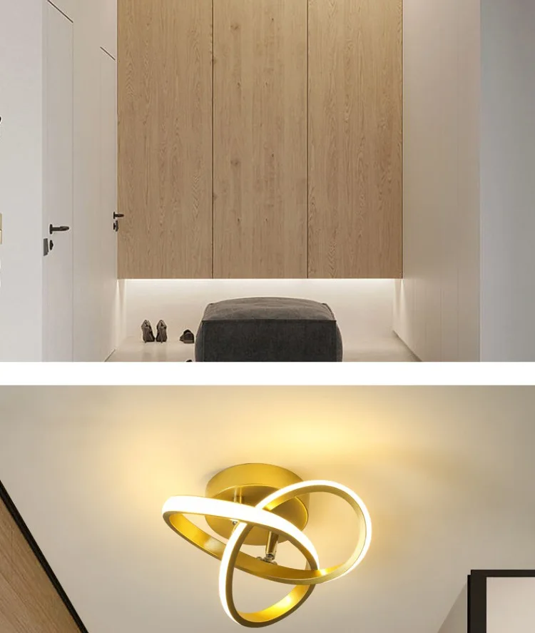 Modern LED Ceiling Light Minimalist Balcony Aisle Lamp Home Corridor Porch Channel Ceiling Lamp Nordic Ins Wind Cloakroom Lamp