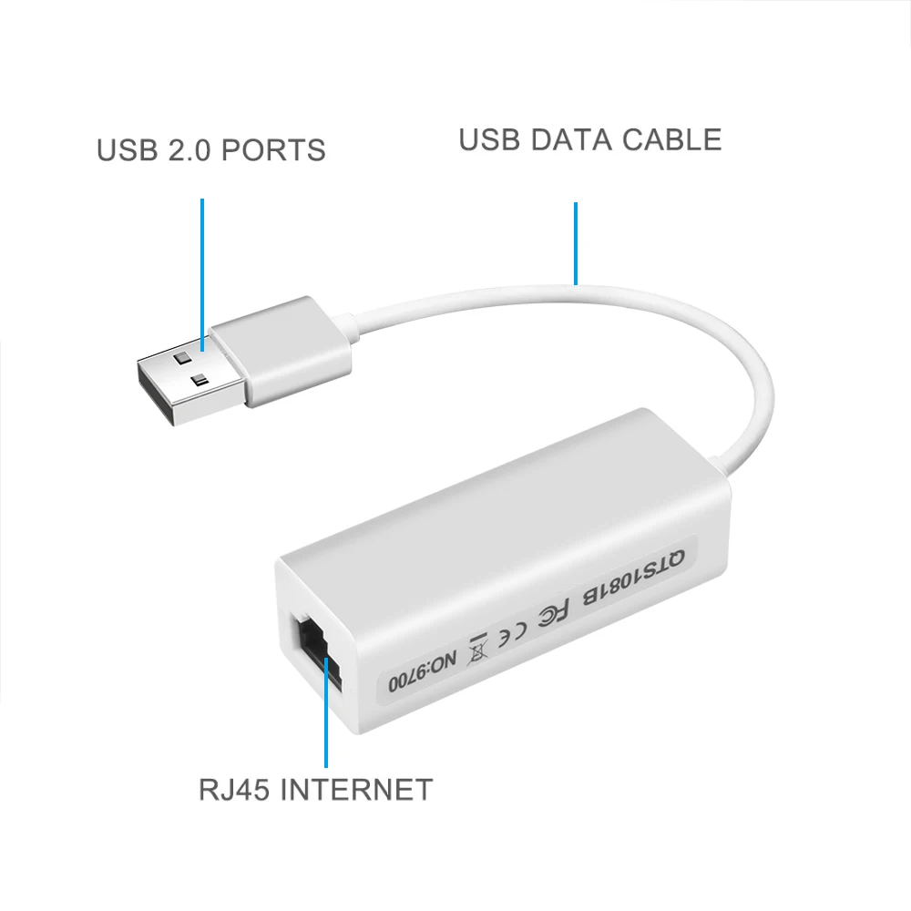 1000Mbps USB3.0 To Rj45 Network Card Lan Ethernet Adapter 10/100/1000Mbps Network Card for PC Macbook Laptop