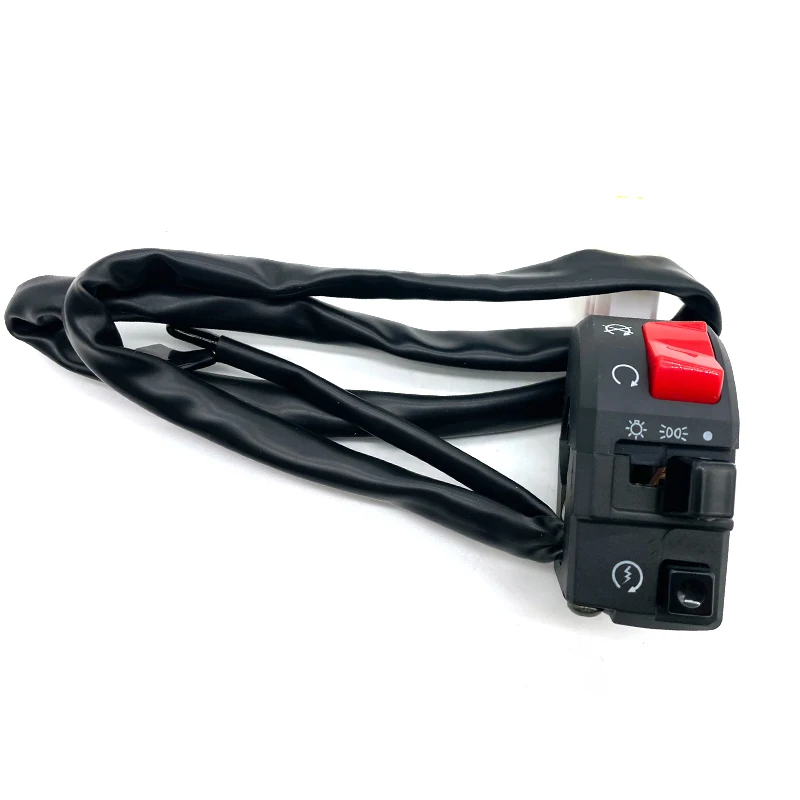 22mm Motorcycle Switches Motorbike Horn Button Turn Signal Electric Fog Lamp Light Start Handlebar Controller Switch Universal