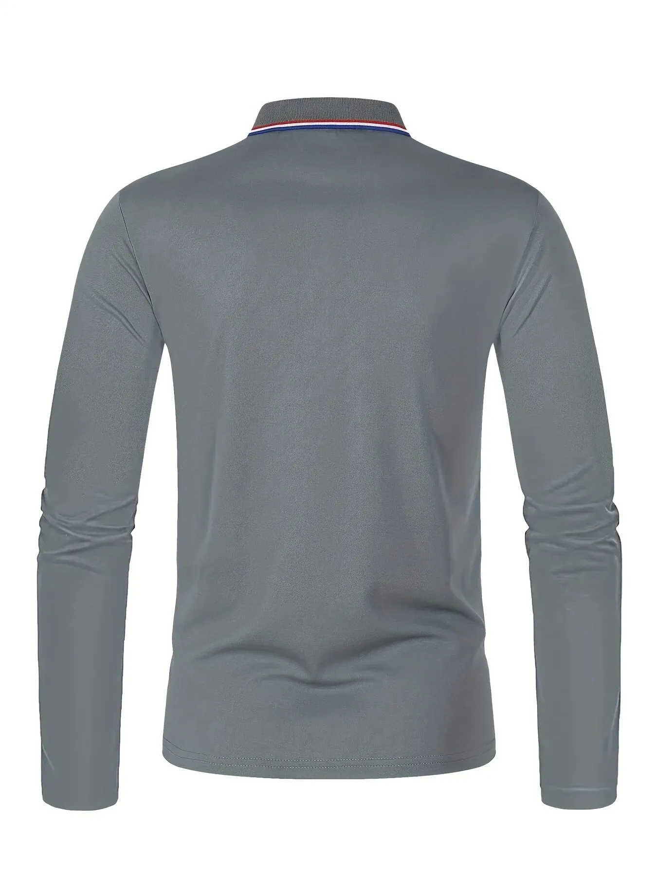 Men's Spring and Autumn Casual Breathable Comfortable Polo Shirt Hot Selling Fashion Men's Business Long Sleeve T-Shirt