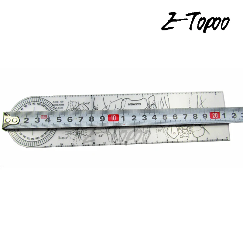 8inch Goniometer Angle Medical Ruler Rule Joint Orthopedics Tool Instruments Plastic Protractor