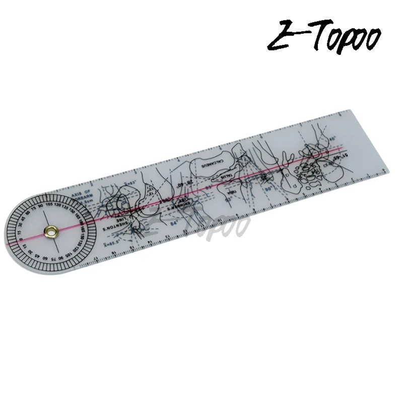 8inch Goniometer Angle Medical Ruler Rule Joint Orthopedics Tool Instruments Plastic Protractor