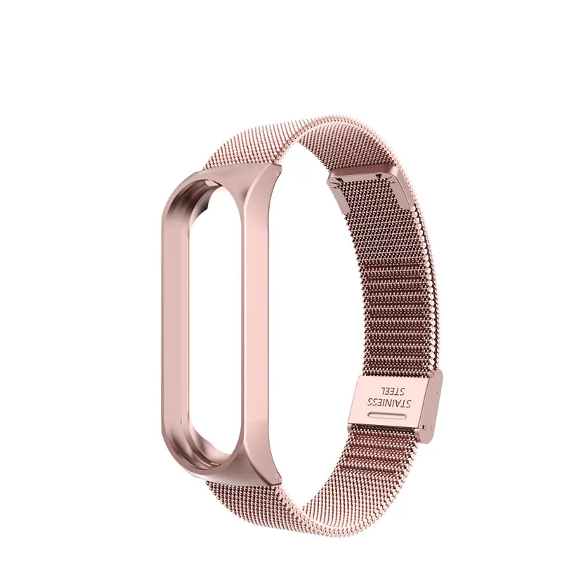 Strap For Xiaomi Mi Band 7 3 4 5 6 Wrist Metal Bracelet Screwless Stainless Steel MIband for Mi Band 7 6 4 3 5 Strap Wristbands