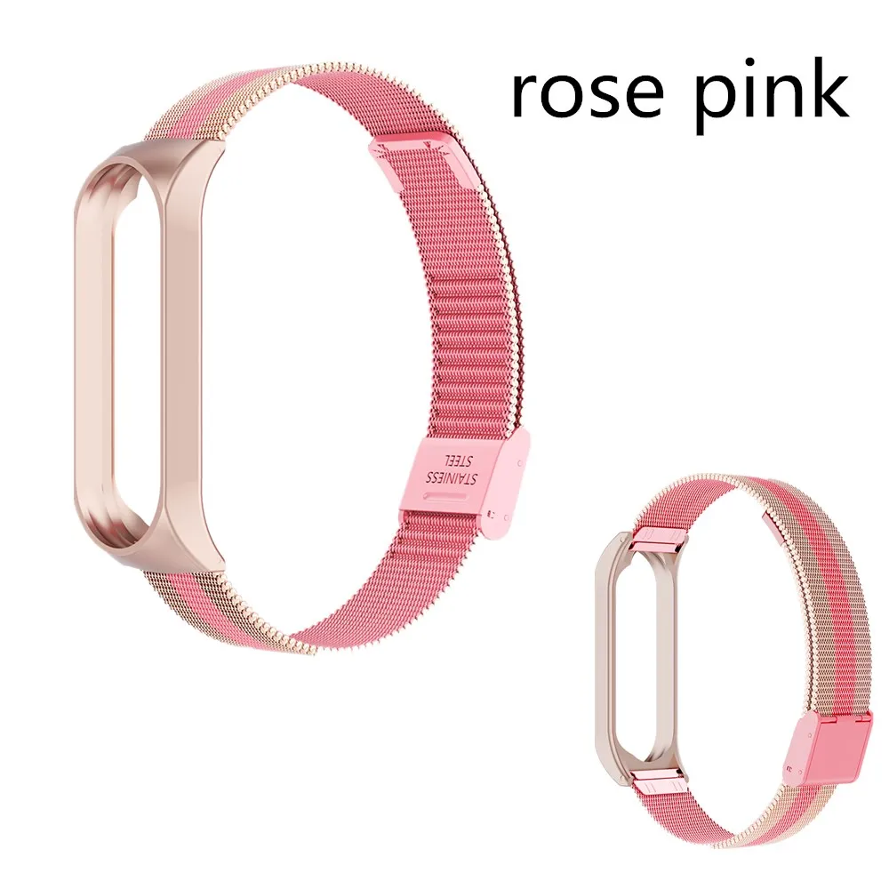 Strap For Xiaomi Mi Band 7 3 4 5 6 Wrist Metal Bracelet Screwless Stainless Steel MIband for Mi Band 7 6 4 3 5 Strap Wristbands